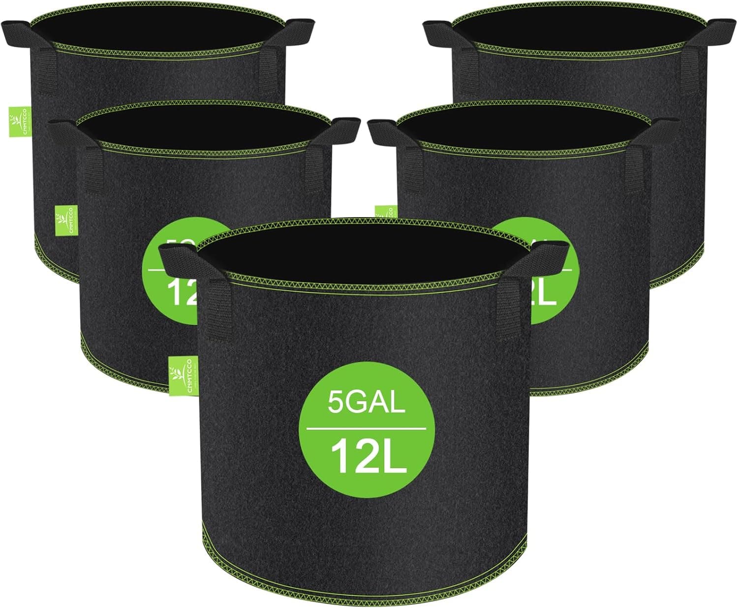 CNMTCCO Stofftöpfe 12L 5 Stück