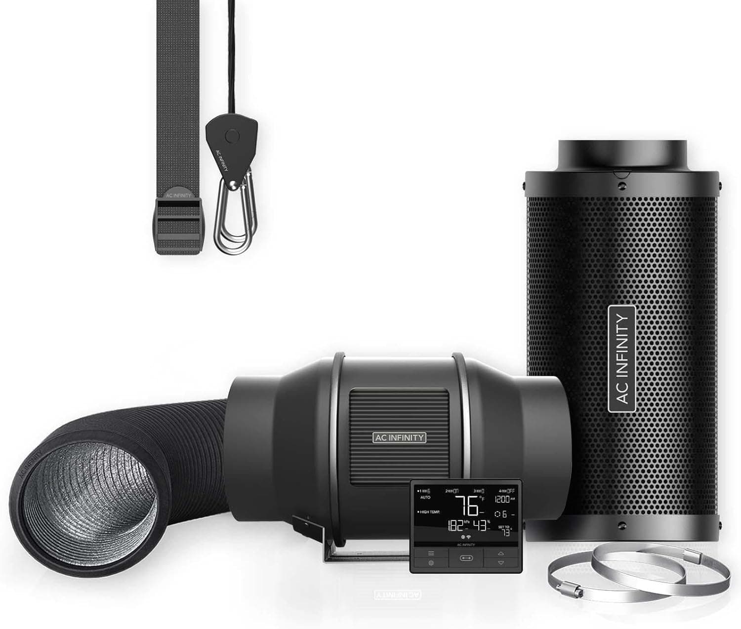 AC Infinity Luftfilter-Set Pro 150mm