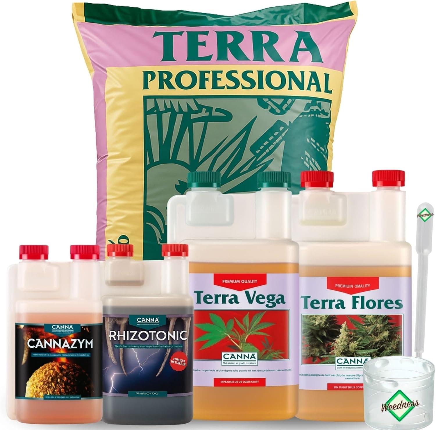 Weedness Canna Terra Professional 50L + Dünger Medium